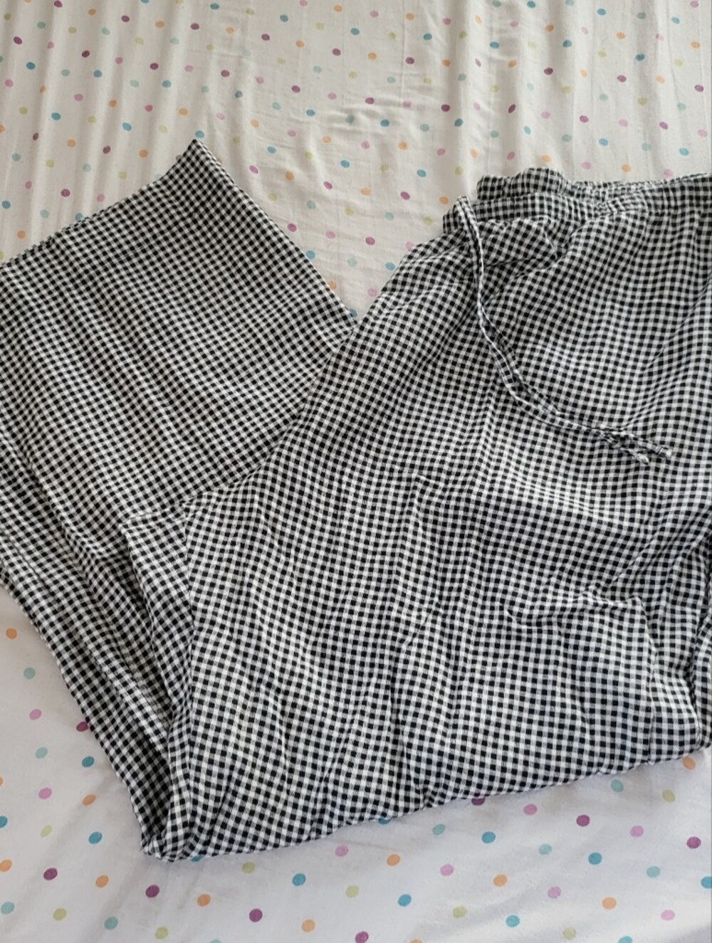 a new day Gingham Black & White XXL Pants